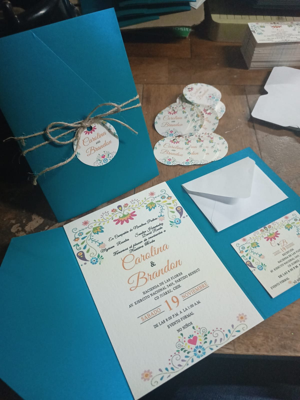 Invitación personalizada D’ZOAR Ciudad Juárez